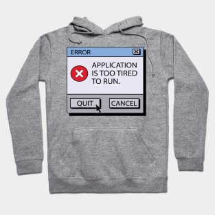 Error Application Is Too Tired To Run Hoodie